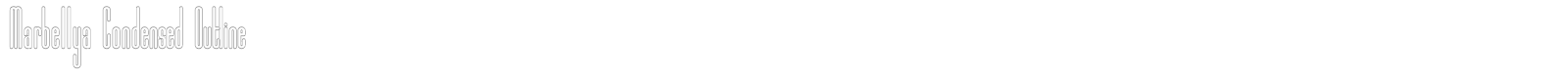 Marbellya font preview